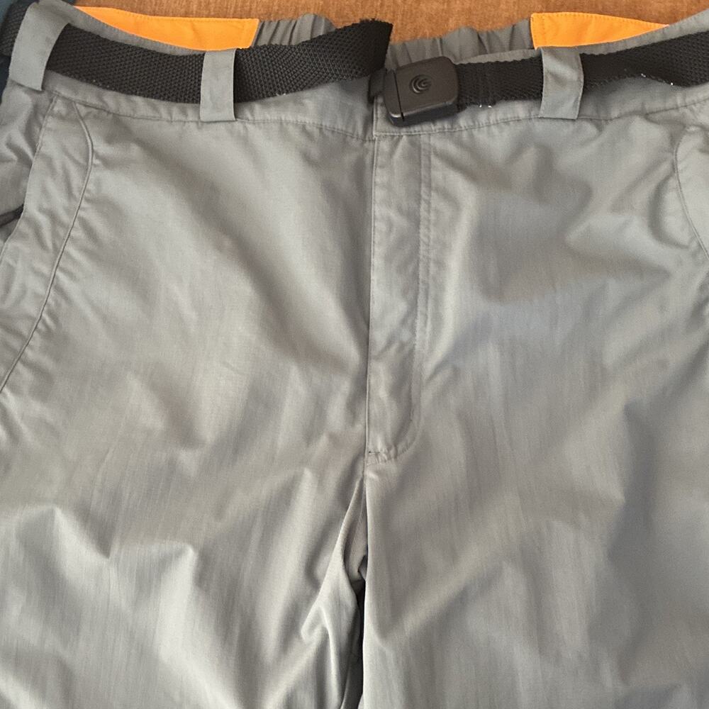 Columbia Men's Gray Snow Pants XL 32W x 33L Cargo Pockets Ski/Snowboard